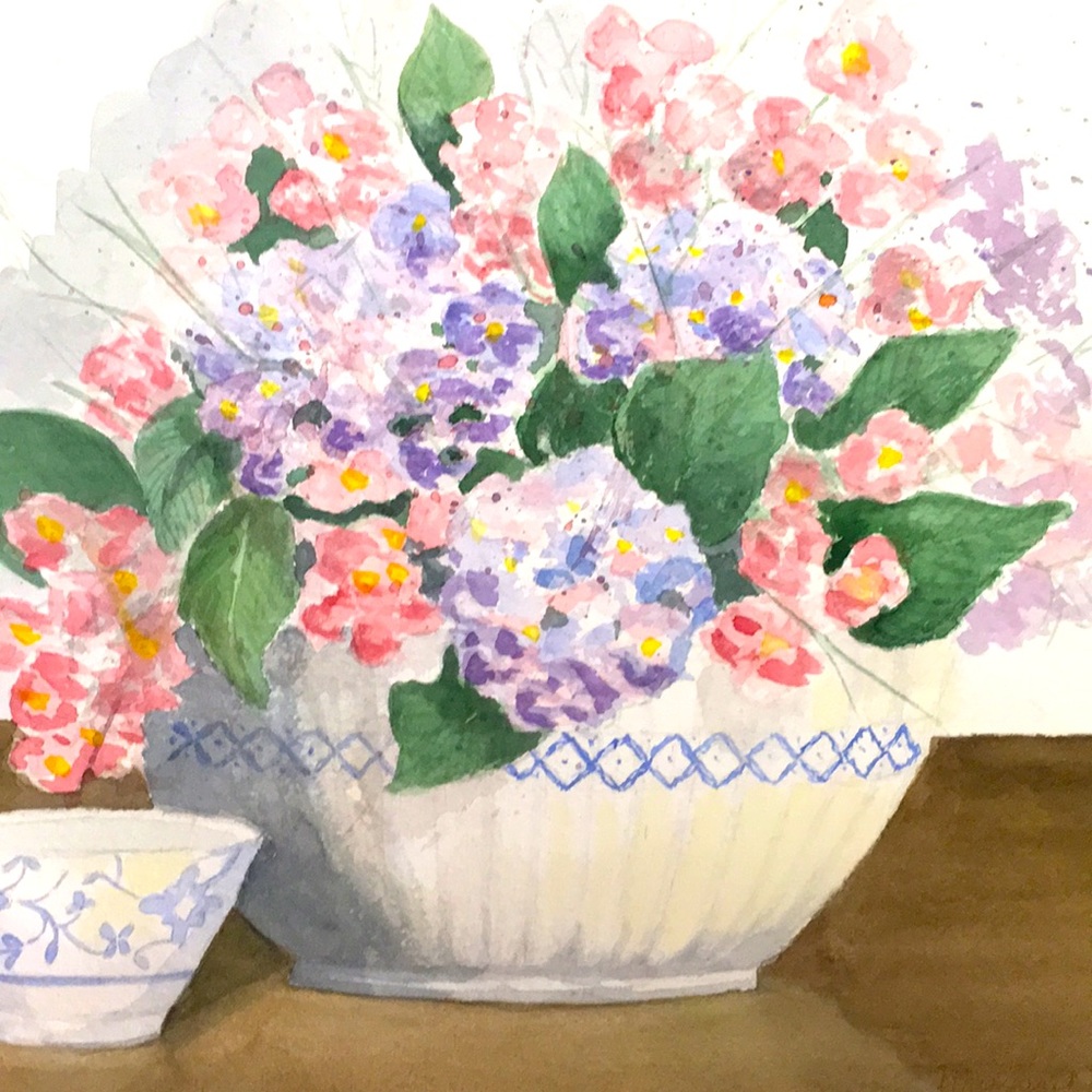 Original Floral Watercolor